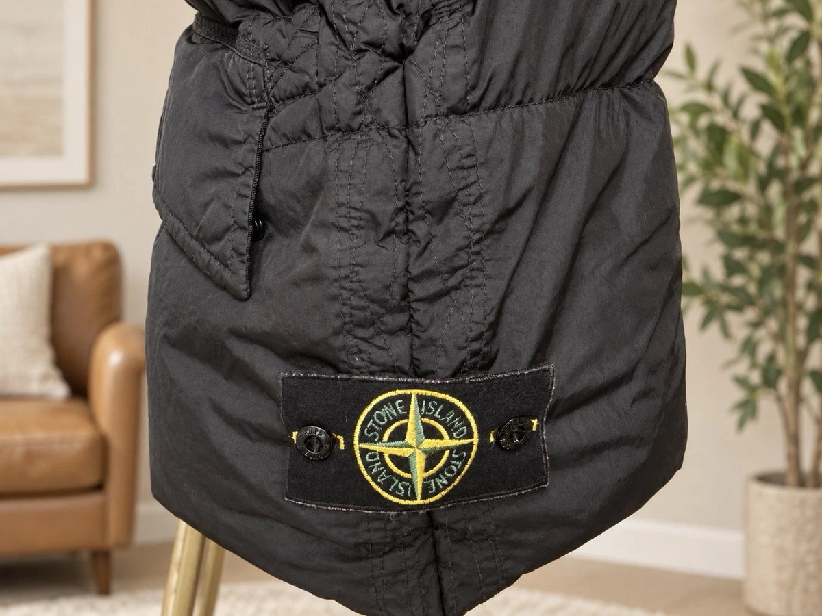 Stone Island Crinkle Reps R-NY Down Gilet – Black – Size Medium