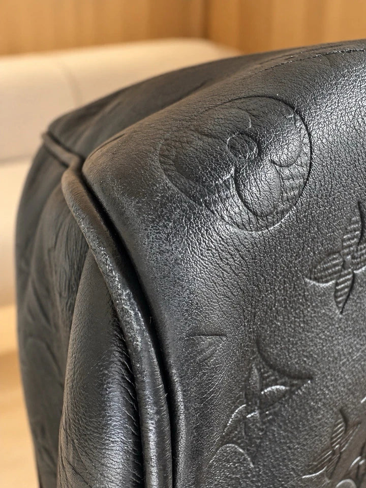 Louis Vuitton Keepall 50 bandouliere black monogram shadow leather