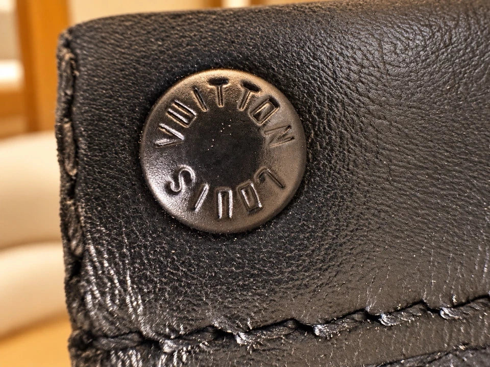 Louis Vuitton Keepall 50 bandouliere black monogram shadow leather