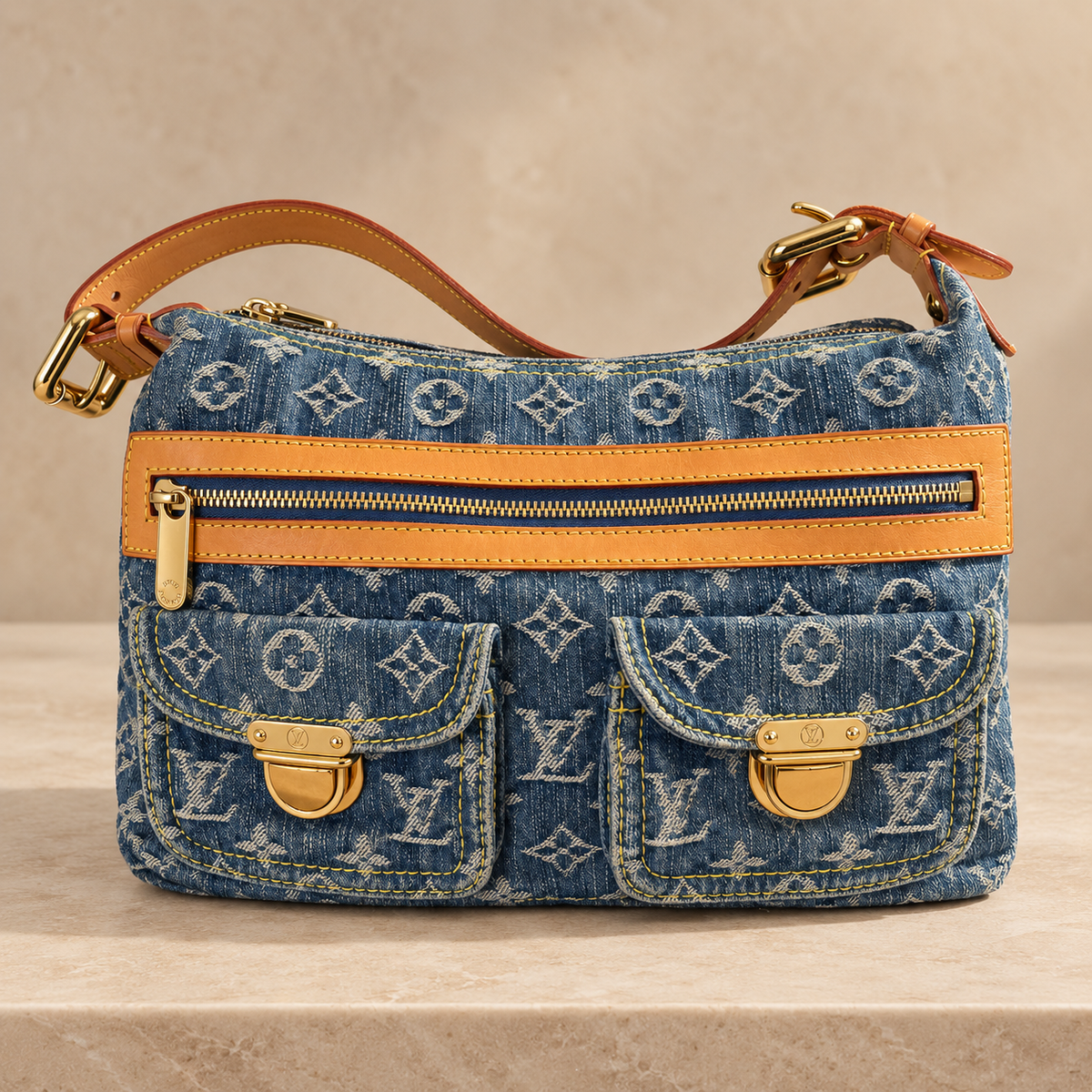 Louis Vuitton Baggy Monogram Denim – 2006 Y2K / Marc Jacobs Era