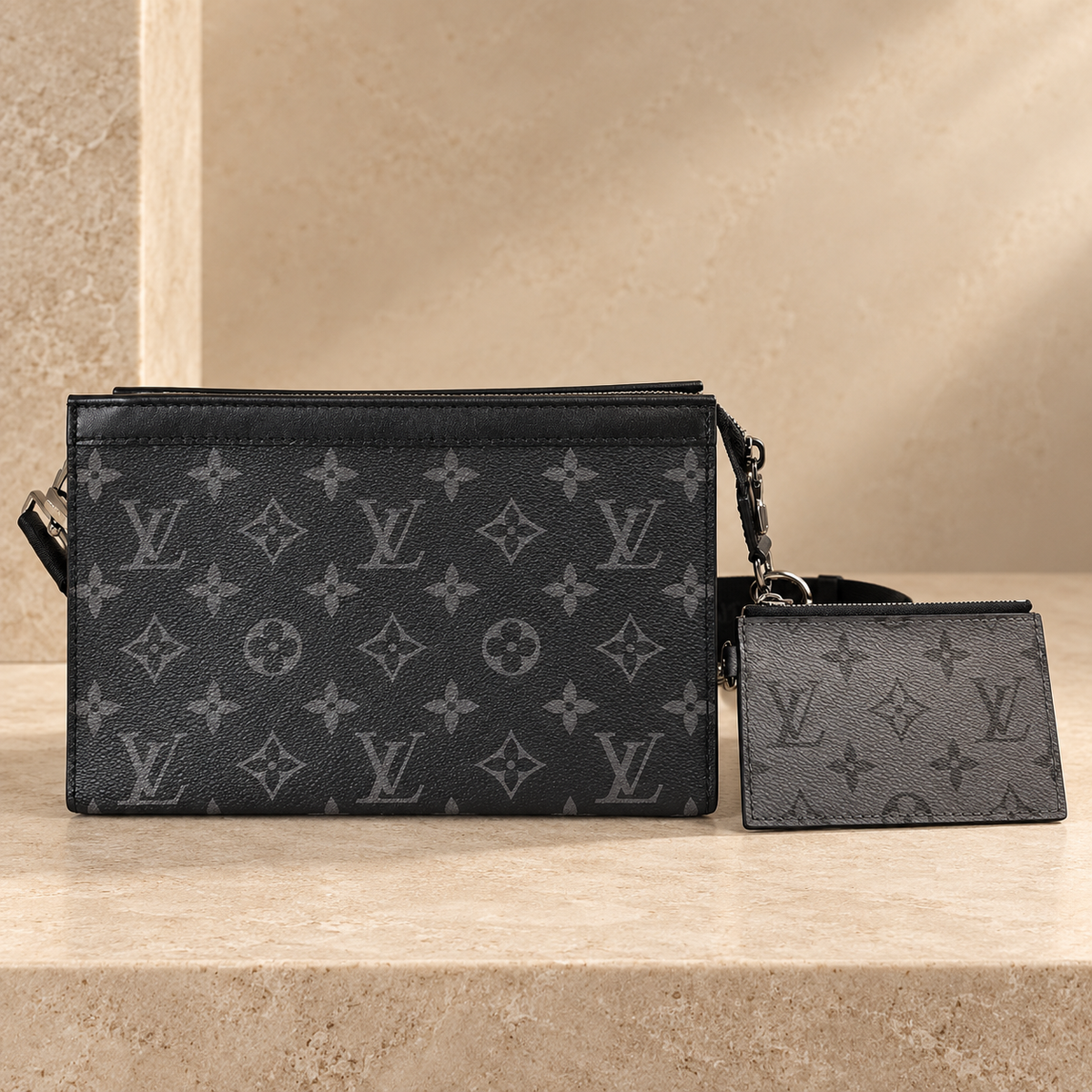 Louis Vuitton Gaston Wearable Wallet – Monogram Eclipse