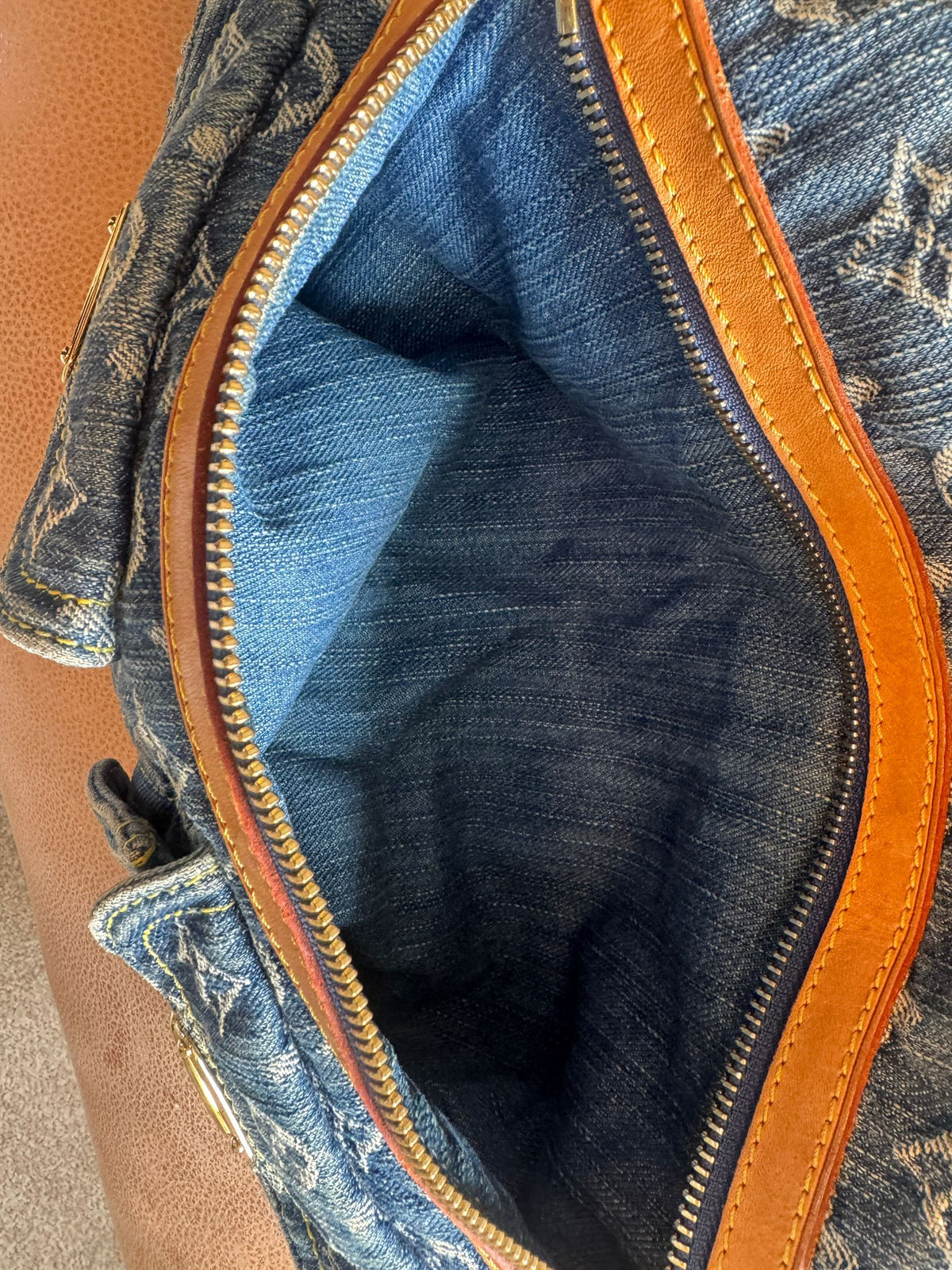Louis Vuitton Baggy Monogram Denim – 2006 Y2K / Marc Jacobs Era