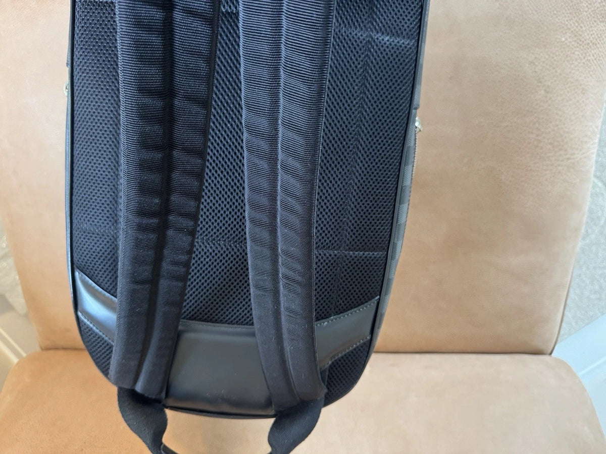 Louis Vuitton Michael NM Damier Graphite Leather Checked Backpack Black/Grey