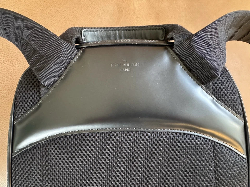 Louis Vuitton Michael NM Damier Graphite Leather Checked Backpack Black/Grey
