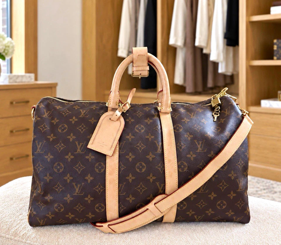 Louis Vuitton Keepall 45 Monogram canvas bandouliere